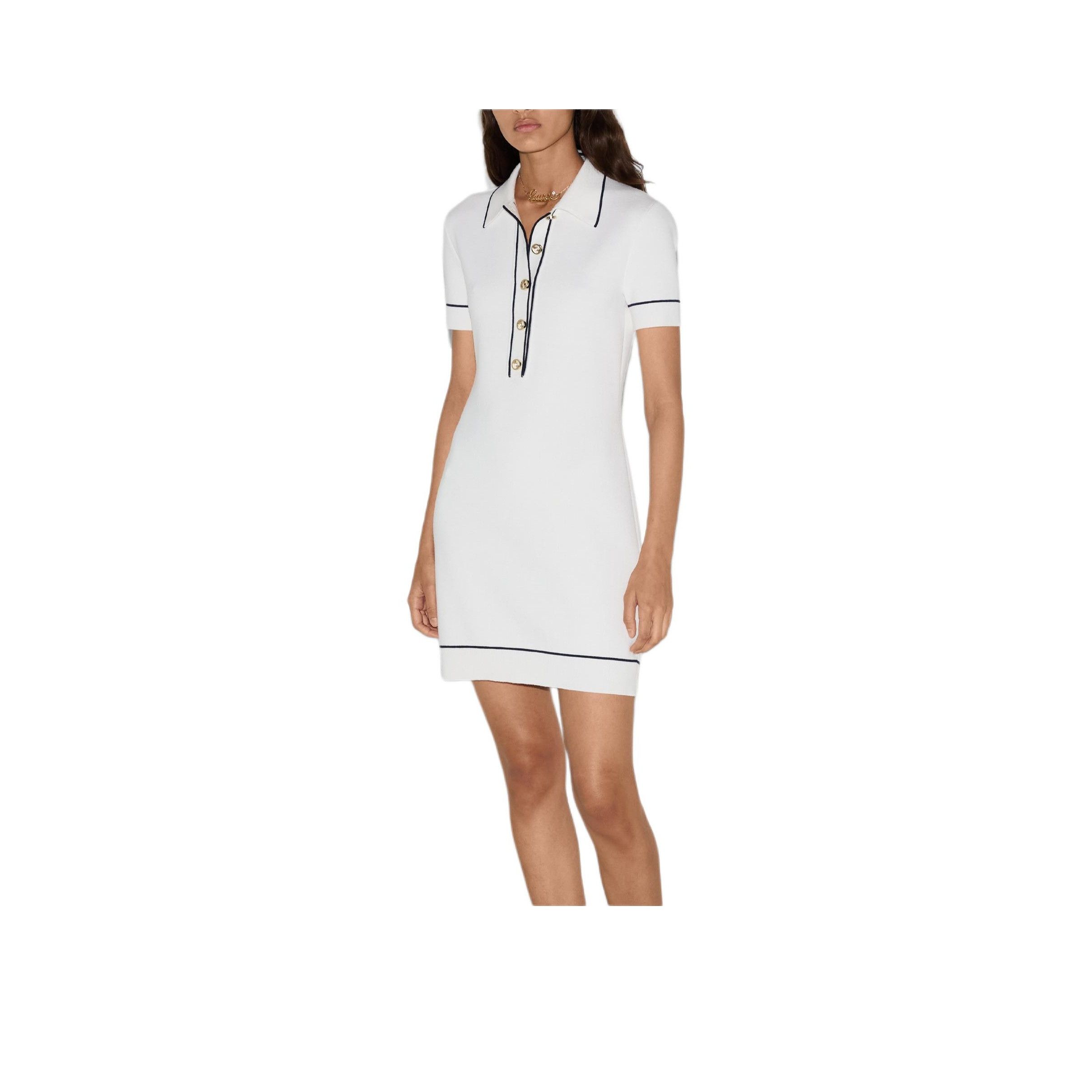 Gucci Gucci Knit Polo Mini Dress Size M Size M / US 6-8 / IT 42-44 - 8 Thumbnail