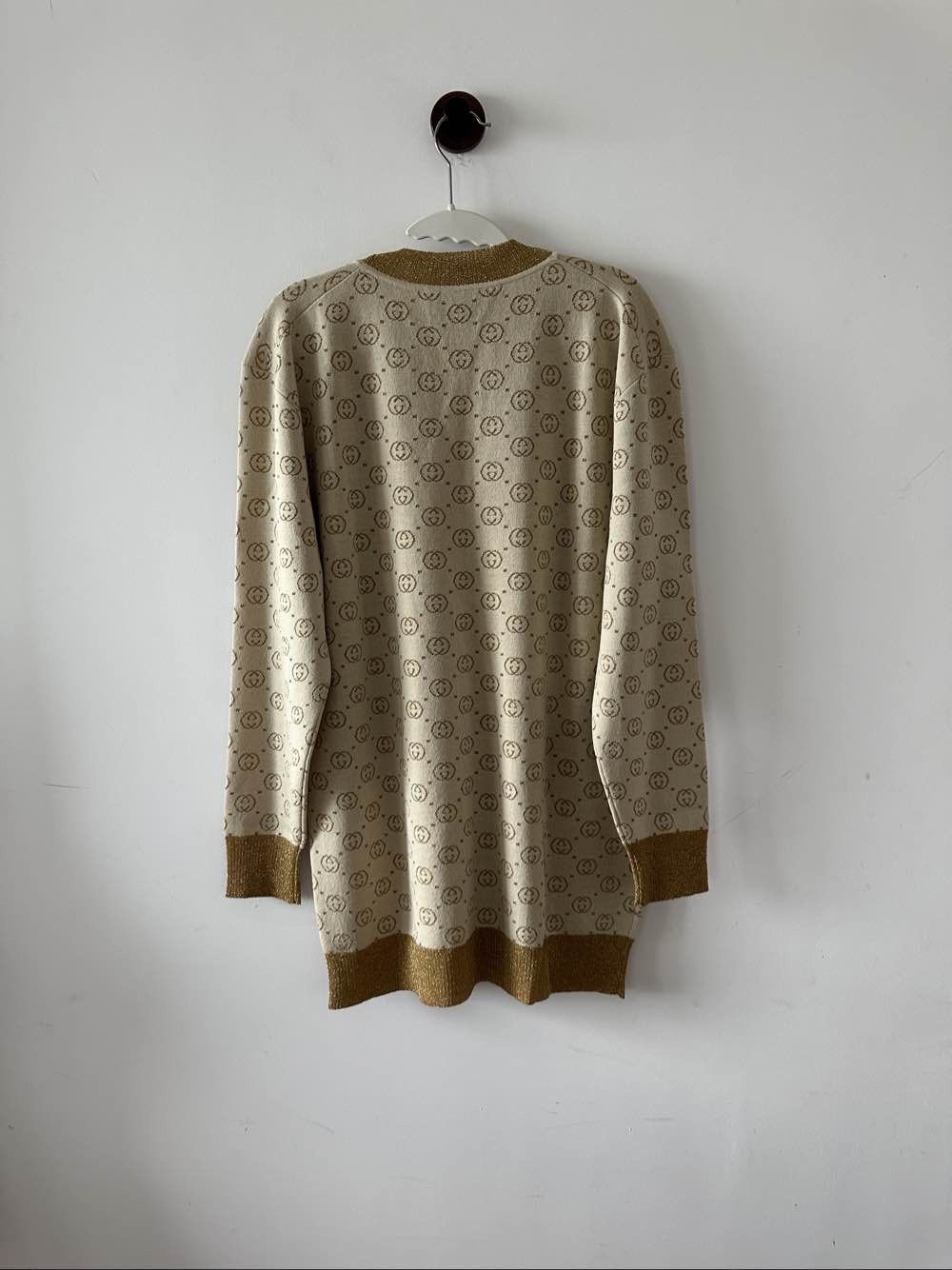 Gucci Gucci GG Metallic Wool Cardigan Size S Size S / US 4 / IT 40 - 2 Thumbnail