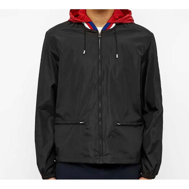 Gucci Gucci Logo Hooded Jacket Size M Size US M / EU 48-50 / 2 - 5 Thumbnail