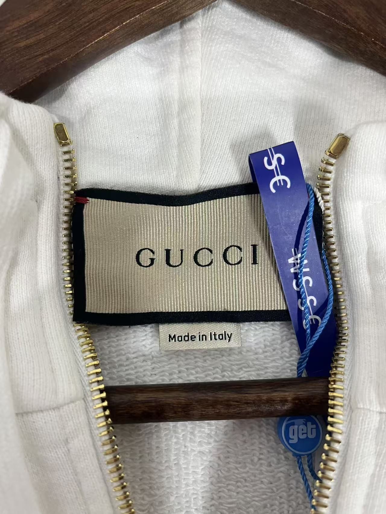 Gucci Gucci Web Detail Half Zip Hoodie Size XL Size US XL / EU 56 / 4 - 3 Thumbnail