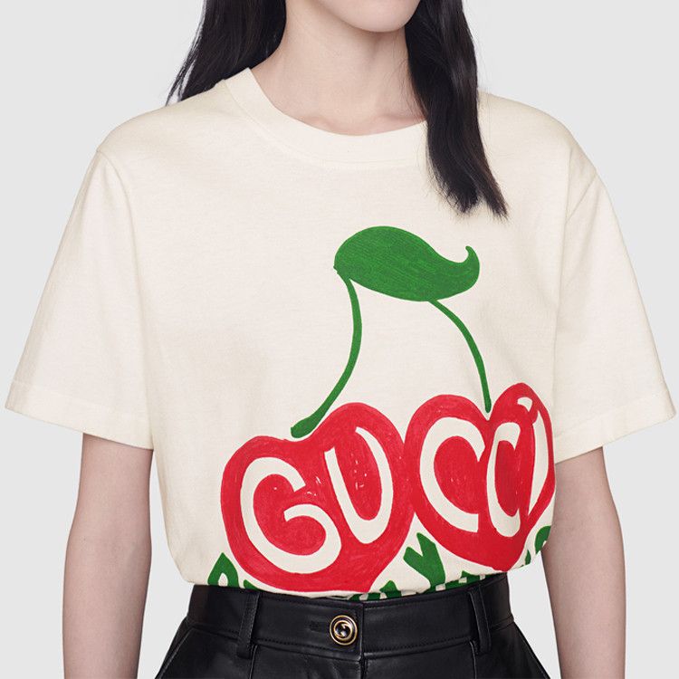 Gucci Gucci Beverly Hills Cherry T-Shirt Size XS Size XS / US 0-2 / IT 36-38 - 12 Thumbnail