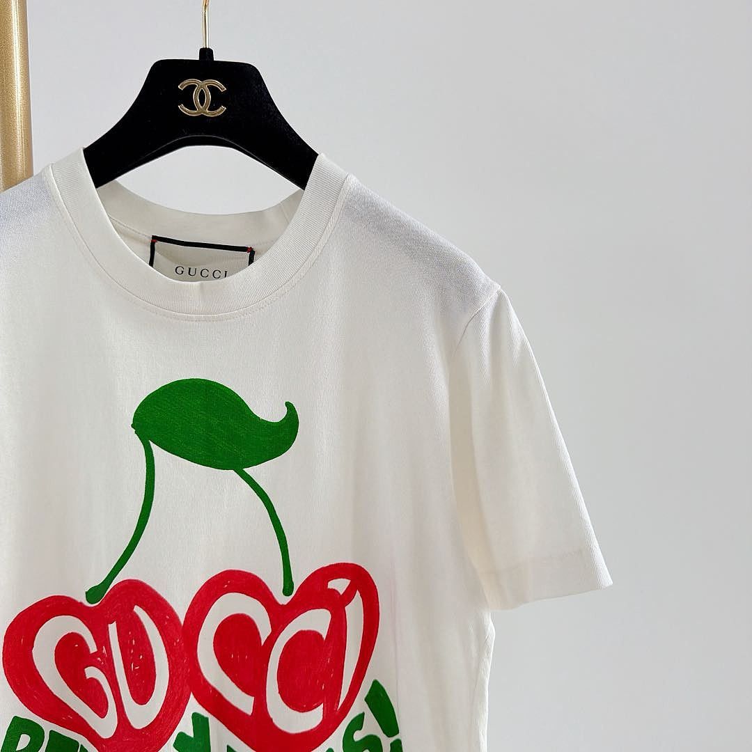 Gucci Gucci Beverly Hills Cherry T-Shirt Size XS Size XS / US 0-2 / IT 36-38 - 5 Thumbnail