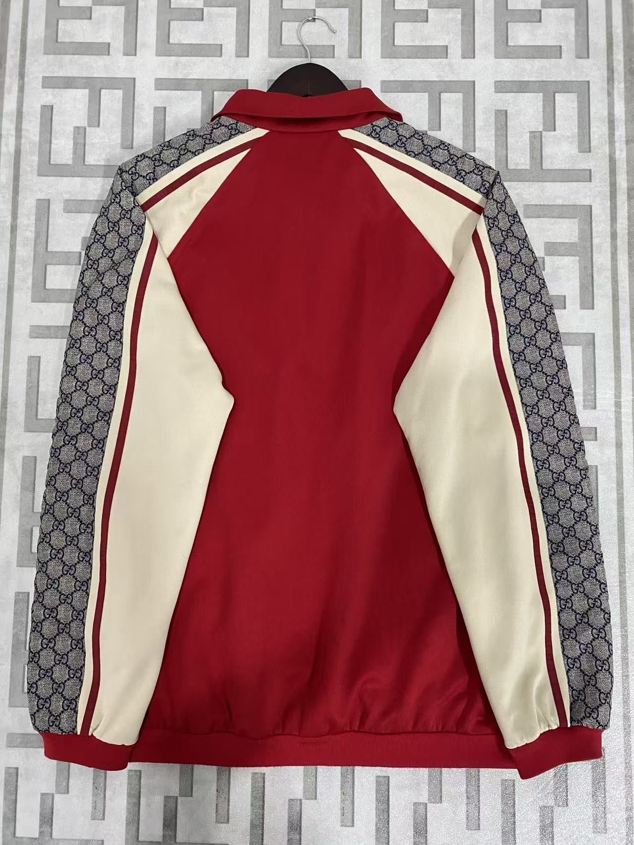 Gucci Gucci GG Logo Stripe Track Jacket Size L Size US L / EU 52-54 / 3 - 2 Thumbnail