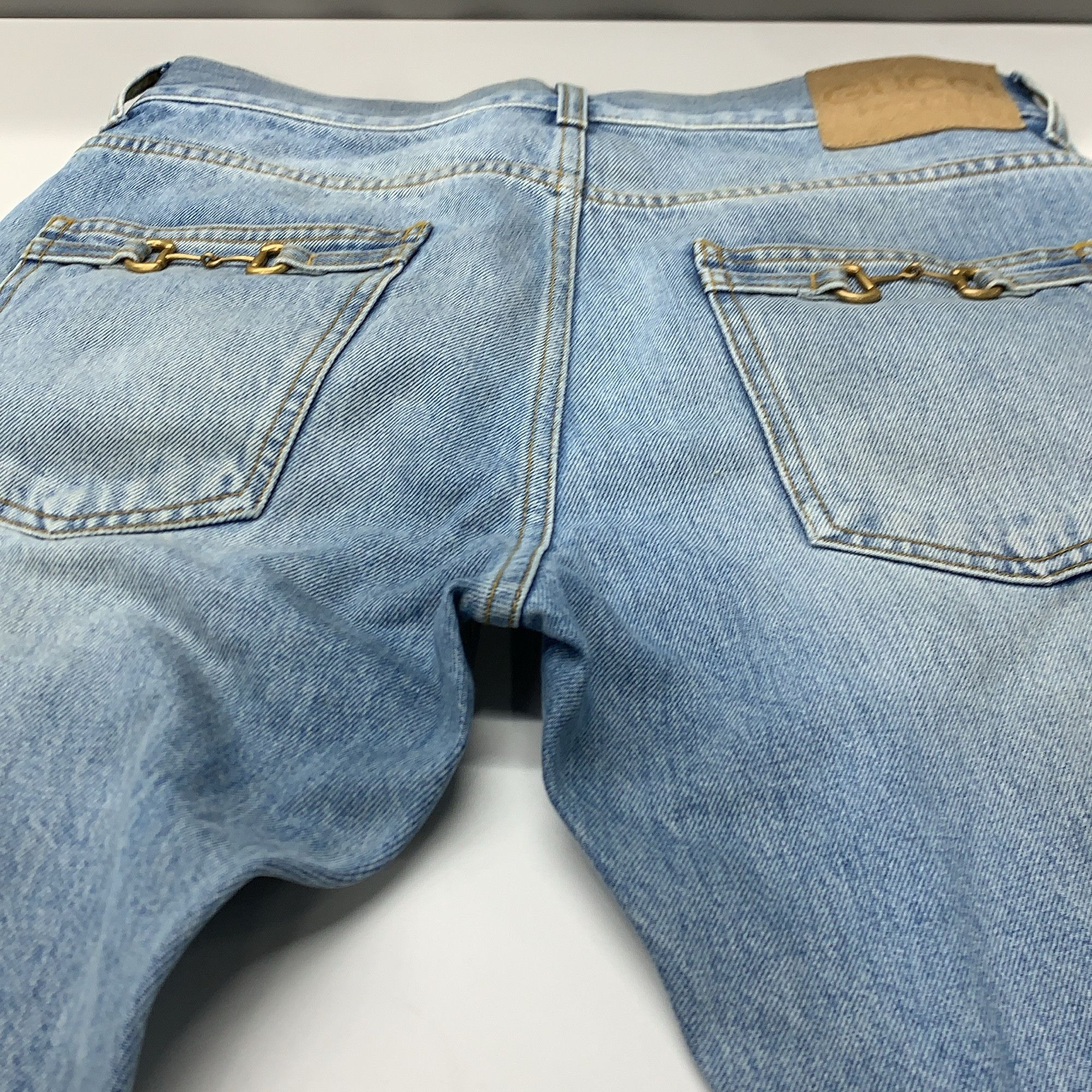 Gucci Gucci Horsebit Detail Denim Jeans Size 30 Size US 30 / EU 46 - 5 Thumbnail