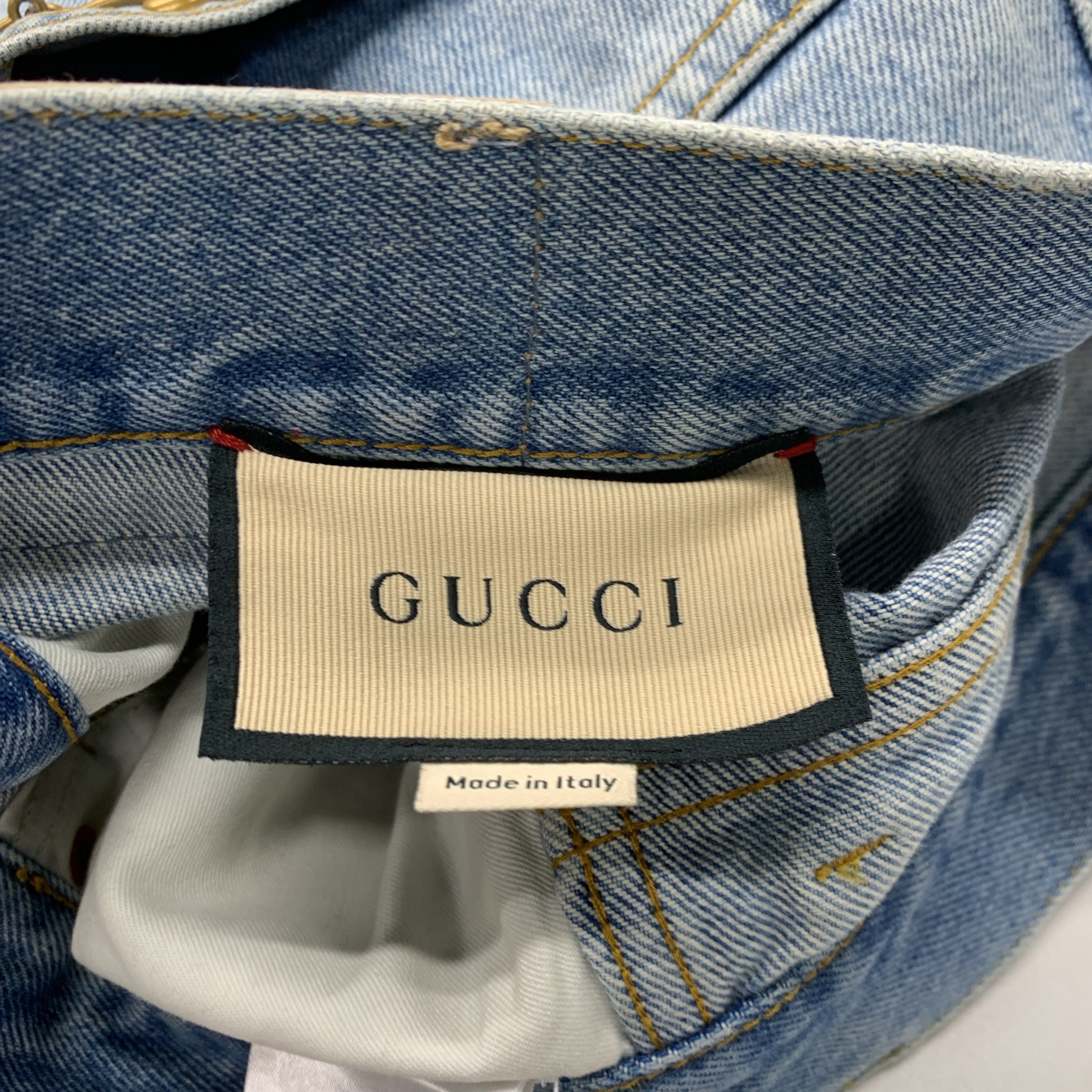 Gucci Gucci Horsebit Detail Denim Jeans Size 30 Size US 30 / EU 46 - 4 Thumbnail