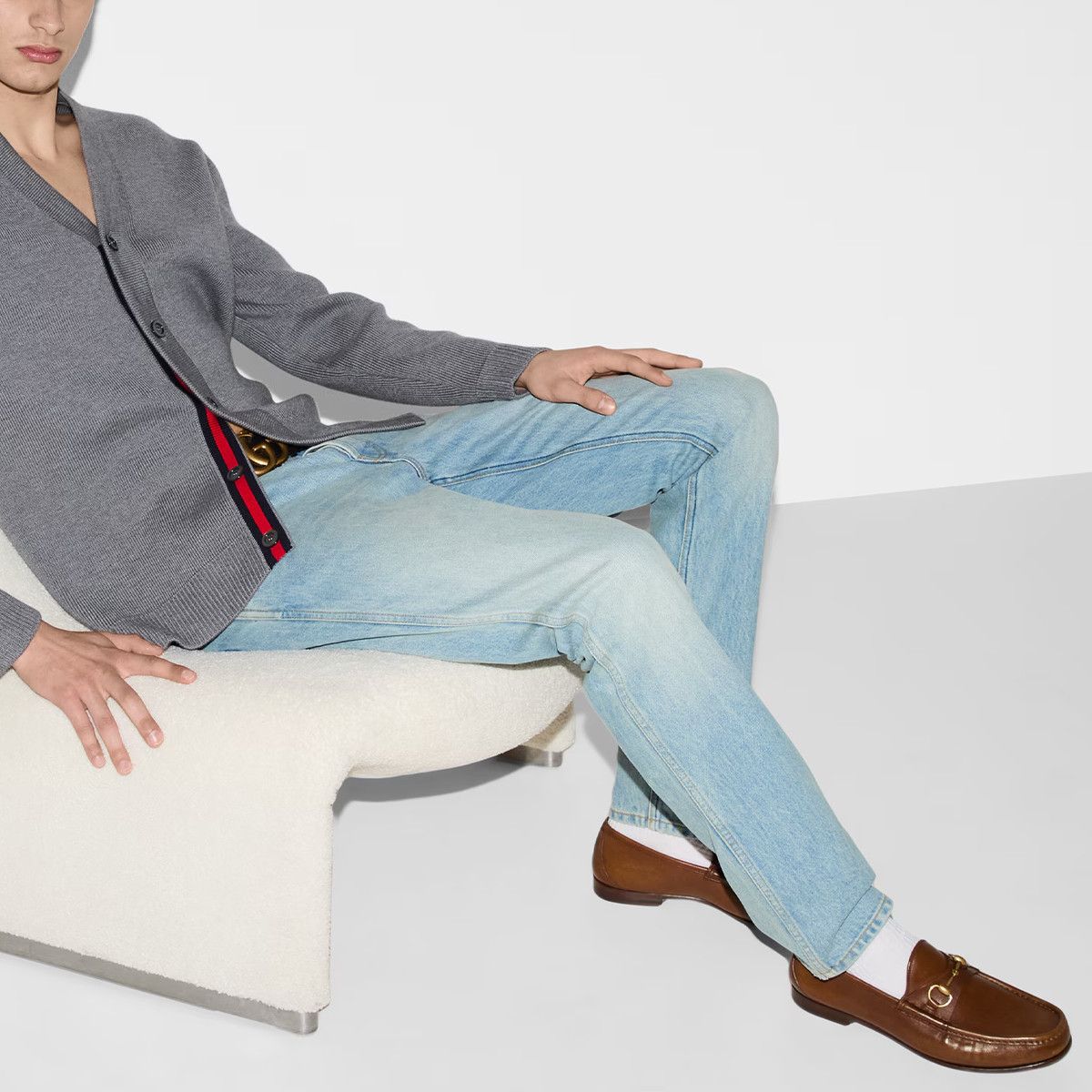 Gucci Gucci Horsebit Detail Denim Jeans Size 30 Size US 30 / EU 46 - 10 Thumbnail