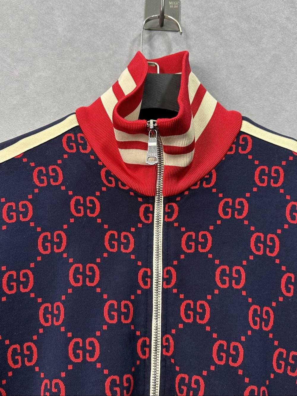 Gucci Gucci GG Monogram Knit Track Jacket US M Size US M / EU 48-50 / 2 - 6 Thumbnail