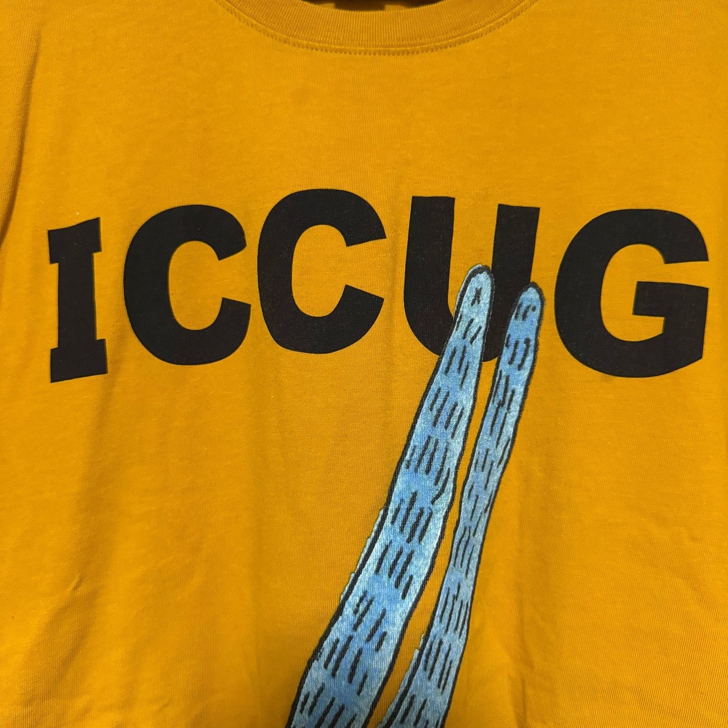 Gucci Gucci ICCUG Cartoon Graphic T-Shirt Size M Size US M / EU 48-50 / 2 - 5 Thumbnail