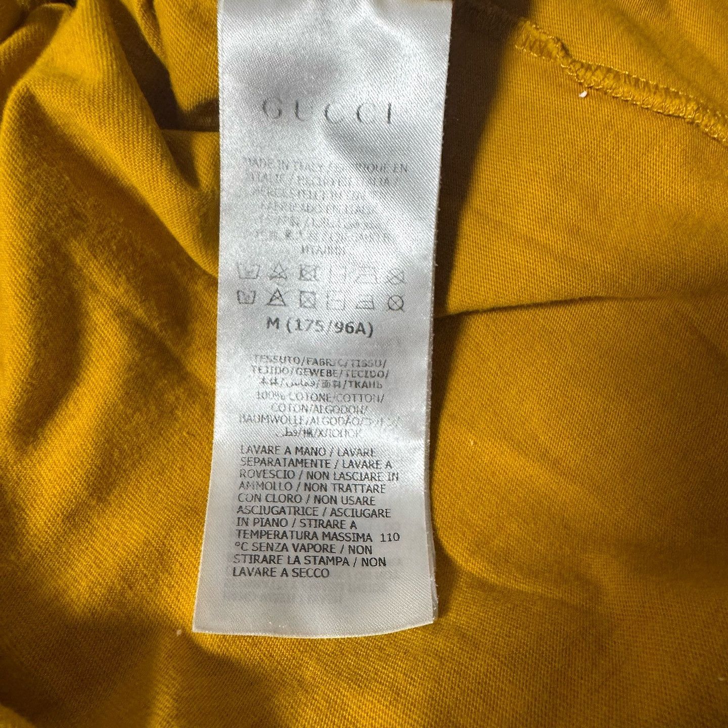 Gucci Gucci ICCUG Cartoon Graphic T-Shirt Size M Size US M / EU 48-50 / 2 - 4 Thumbnail