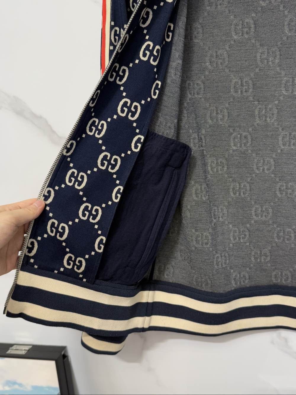 Gucci Gucci GG Monogram Jacquard Jacket Size M Size US M / EU 48-50 / 2 - 7 Thumbnail