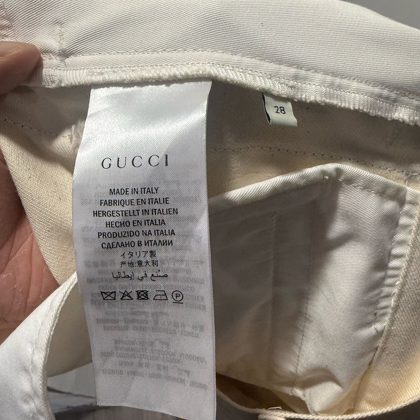Gucci Gucci Side Stripe Cotton Shorts Size 28 Size 28" / US 6 / IT 42 - 4 Thumbnail