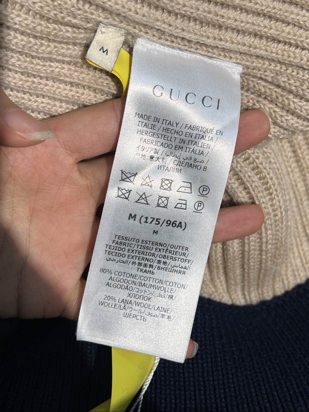 Gucci Gucci Ribbed Zip-Up Knit Cardigan US M Size US M / EU 48-50 / 2 - 4 Thumbnail