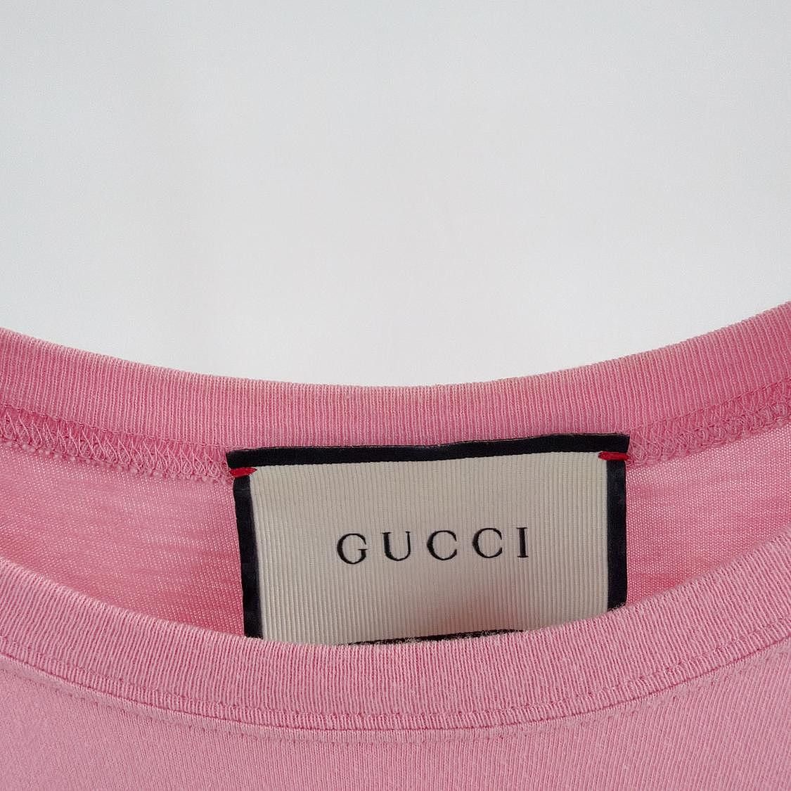 Gucci Gucci Deer Print T-Shirt Pink Size S Size S / US 4 / IT 40 - 11 Thumbnail