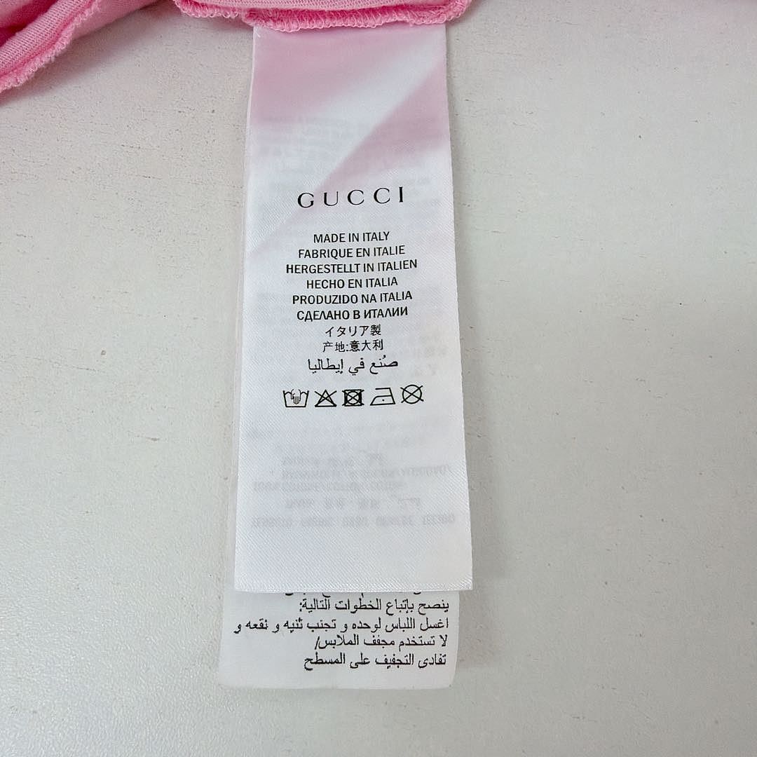 Gucci Gucci Deer Print T-Shirt Pink Size S Size S / US 4 / IT 40 - 4 Thumbnail