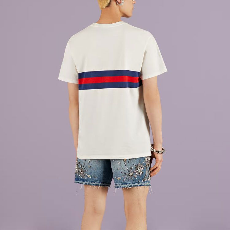 Gucci Gucci Logo Stripe T-Shirt Size M Size US M / EU 48-50 / 2 - 18 Thumbnail