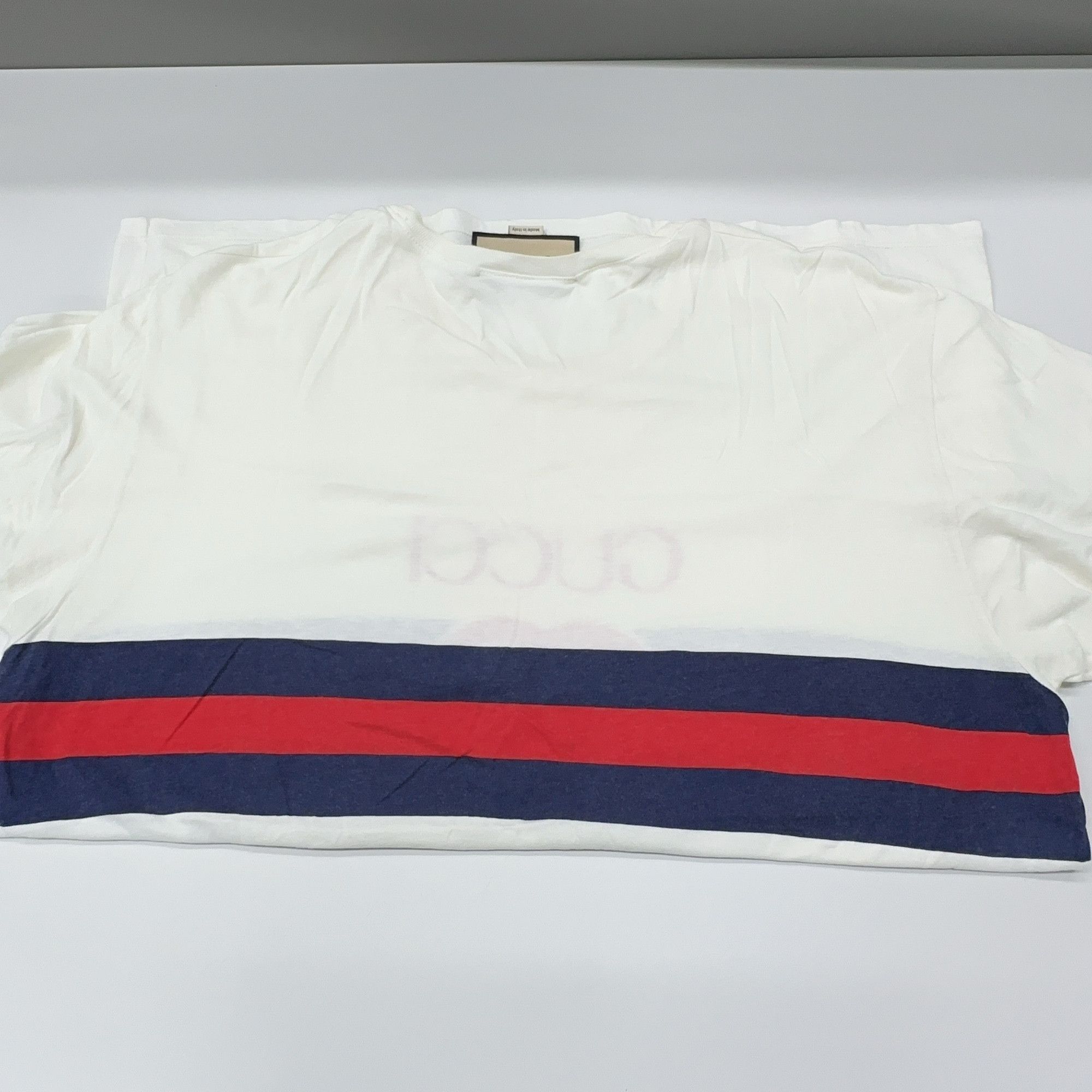 Gucci Gucci Logo Stripe T-Shirt Size M Size US M / EU 48-50 / 2 - 13 Thumbnail