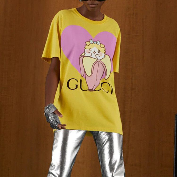 Gucci Gucci Banana Cat Print T-Shirt Size M Size M / US 6-8 / IT 42-44 - 7 Thumbnail