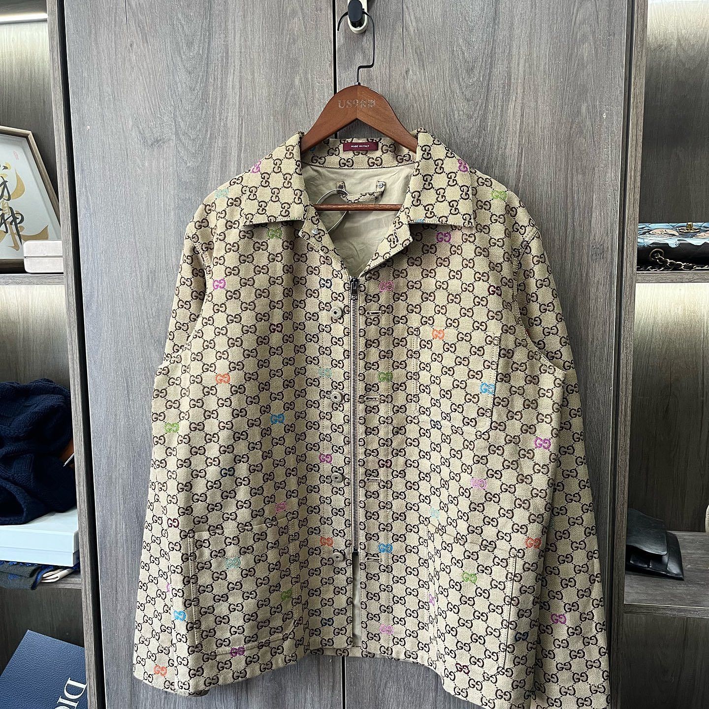 Gucci Gucci GG Monogram Zip Jacket Size 46 Size US S / EU 44-46 / 1 - 6 Thumbnail