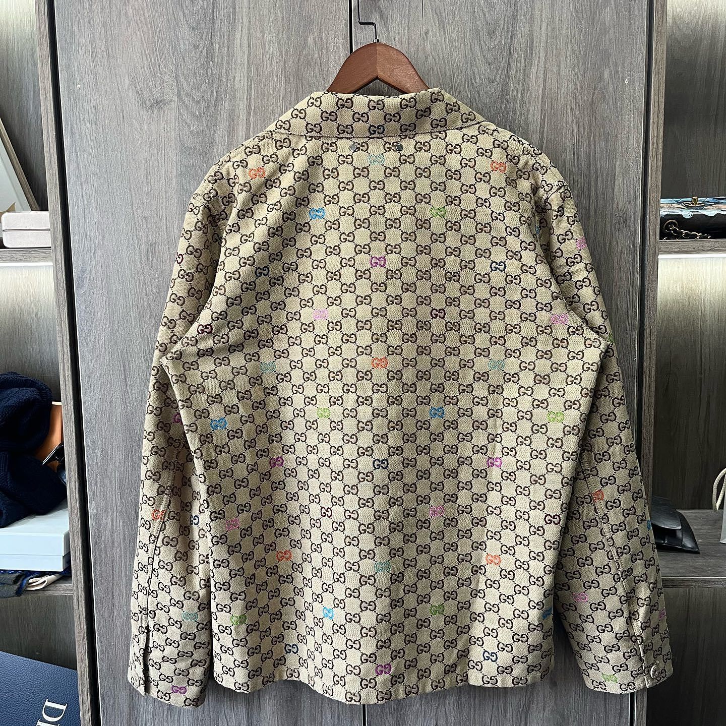 Gucci Gucci GG Monogram Zip Jacket Size 46 Size US S / EU 44-46 / 1 - 8 Thumbnail