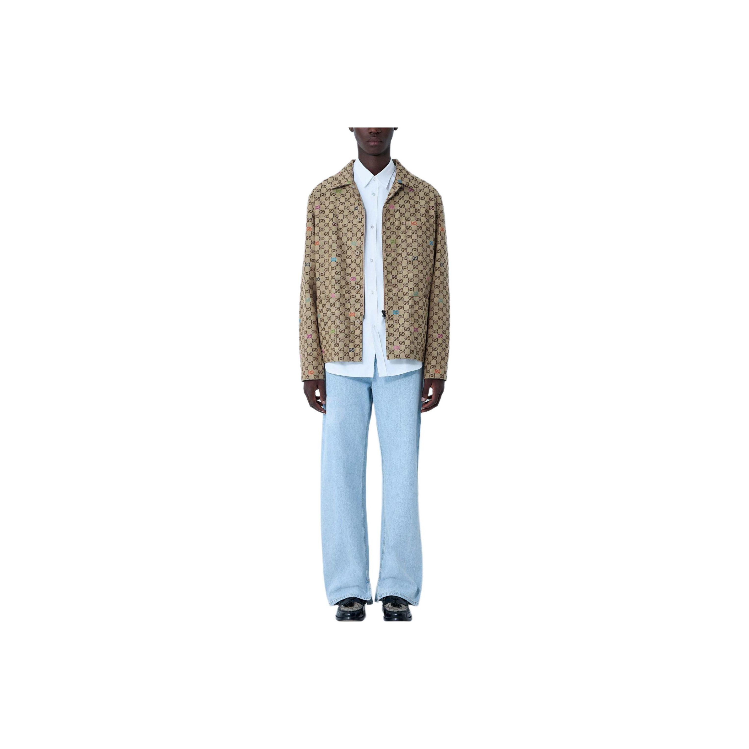 Gucci Gucci GG Monogram Zip Jacket Size 46 Size US S / EU 44-46 / 1 - 10 Thumbnail