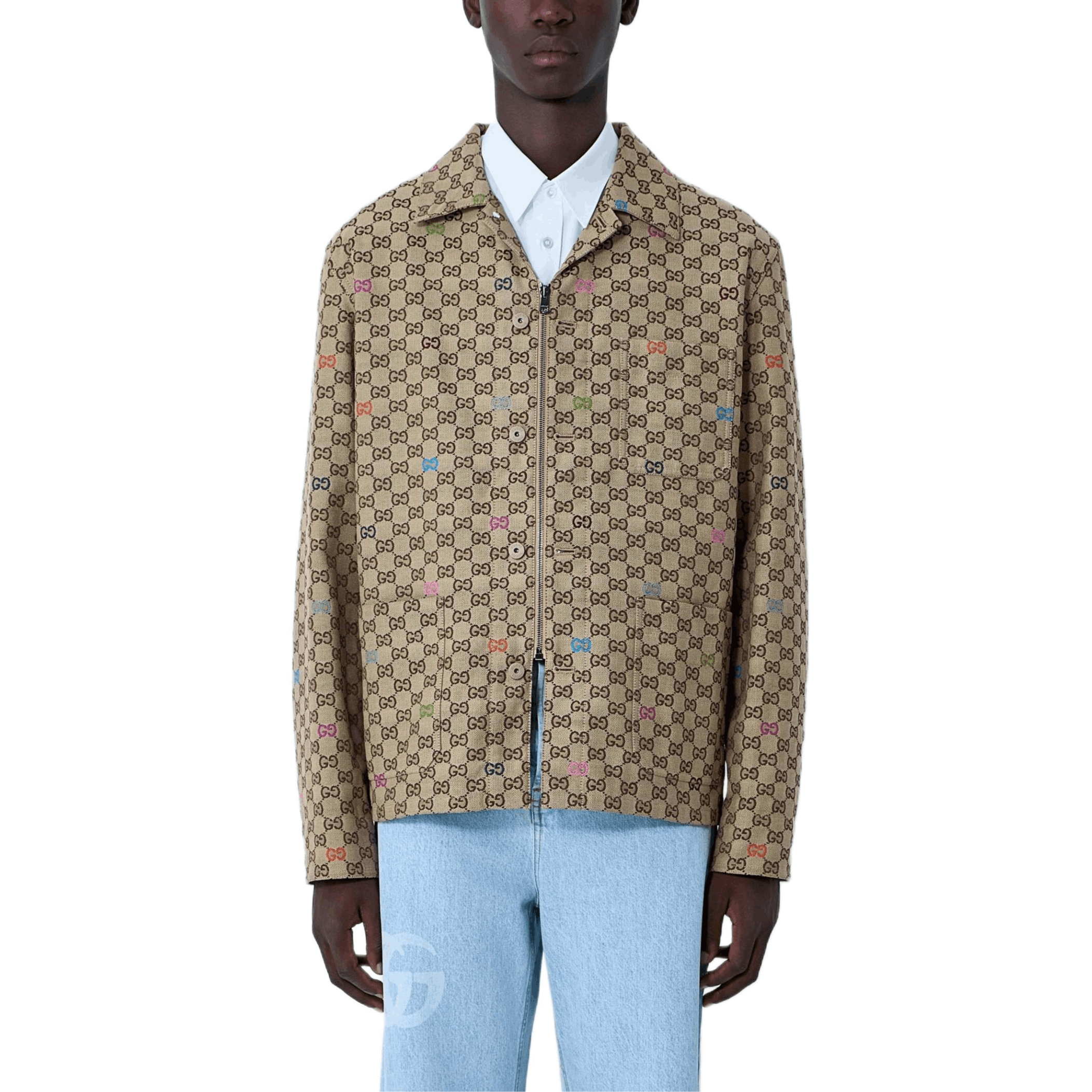 Gucci Gucci GG Monogram Zip Jacket Size 46 Size US S / EU 44-46 / 1 - 11 Thumbnail