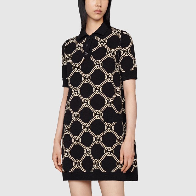 Gucci Gucci Interlocking G Polo Mini Dress Size XXS Size XXS / US 00 / IT 34 - 12 Thumbnail