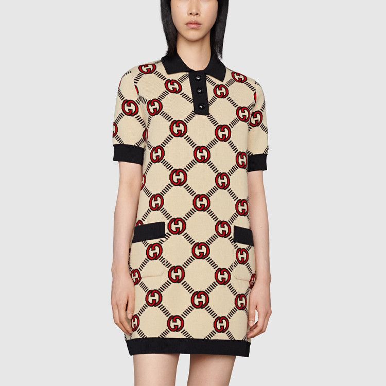 Gucci Gucci Interlocking G Polo Mini Dress Size XXS Size XXS / US 00 / IT 34 - 9 Thumbnail