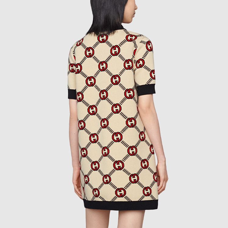 Gucci Gucci Interlocking G Polo Mini Dress Size XXS Size XXS / US 00 / IT 34 - 11 Thumbnail