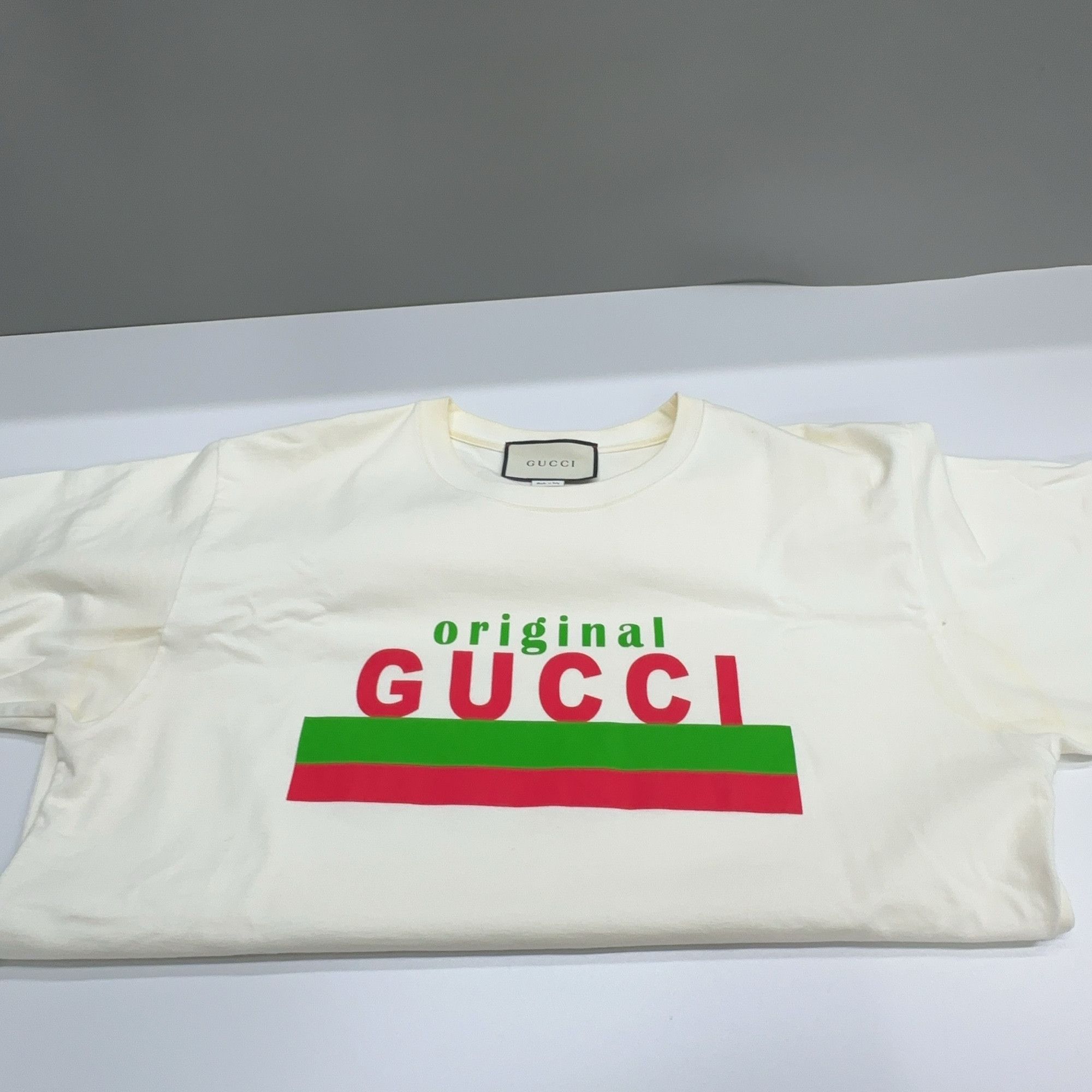 Gucci Gucci Original Logo Print T-Shirt M Size US M / EU 48-50 / 2 - 7 Thumbnail
