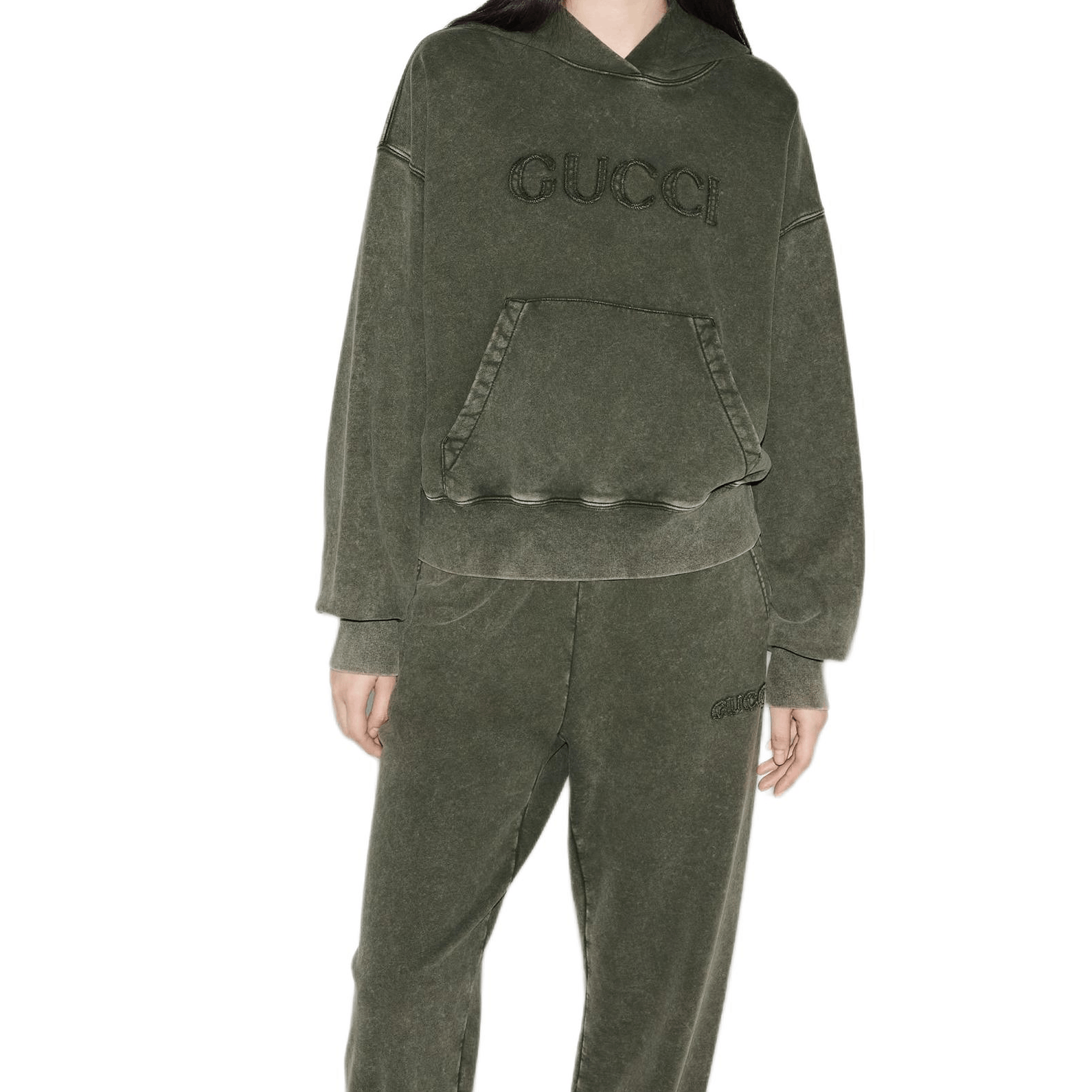 Gucci Gucci Embroidered Cotton Hoodie Size M Size M / US 6-8 / IT 42-44 - 17 Thumbnail