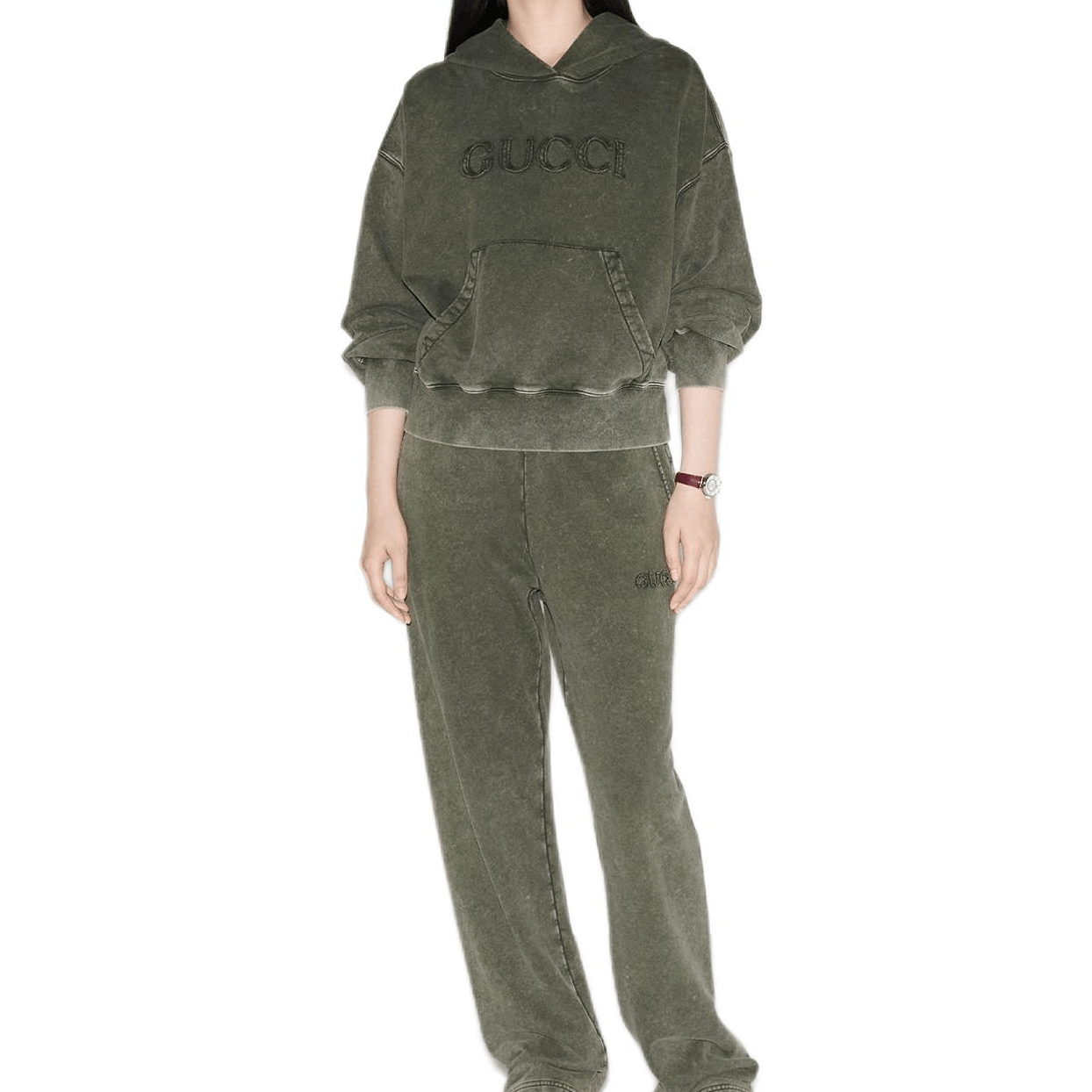 Gucci Gucci Embroidered Cotton Hoodie Size M Size M / US 6-8 / IT 42-44 - 18 Thumbnail