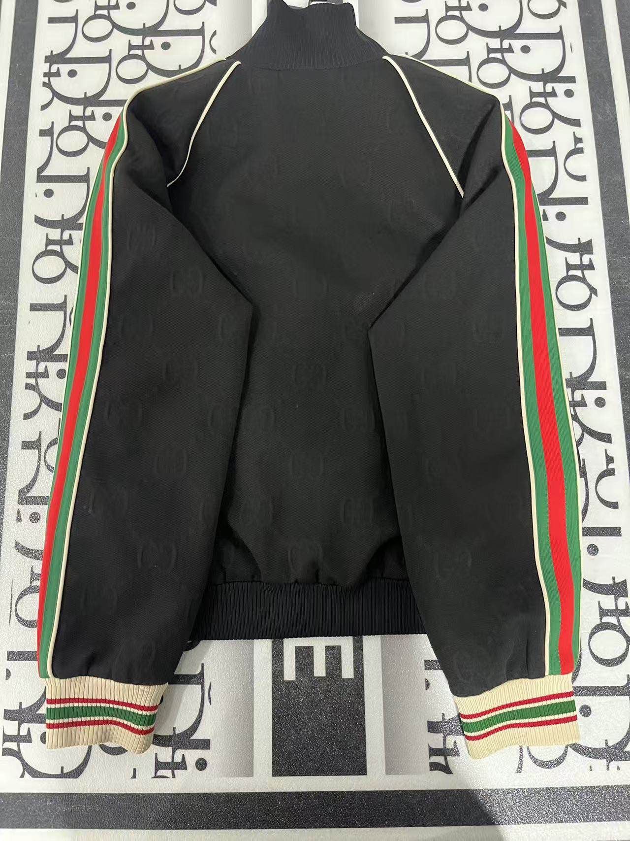 Gucci Gucci GG Jacquard Webbing Track Jacket Size M Size US M / EU 48-50 / 2 - 2 Thumbnail