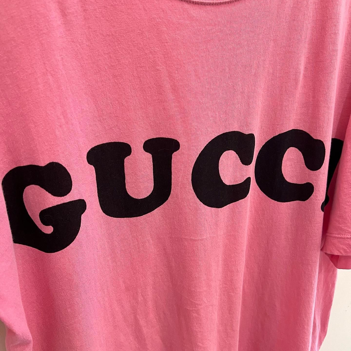 Gucci Gucci Pink Logo T-Shirt Size M Size M / US 6-8 / IT 42-44 - 8 Thumbnail