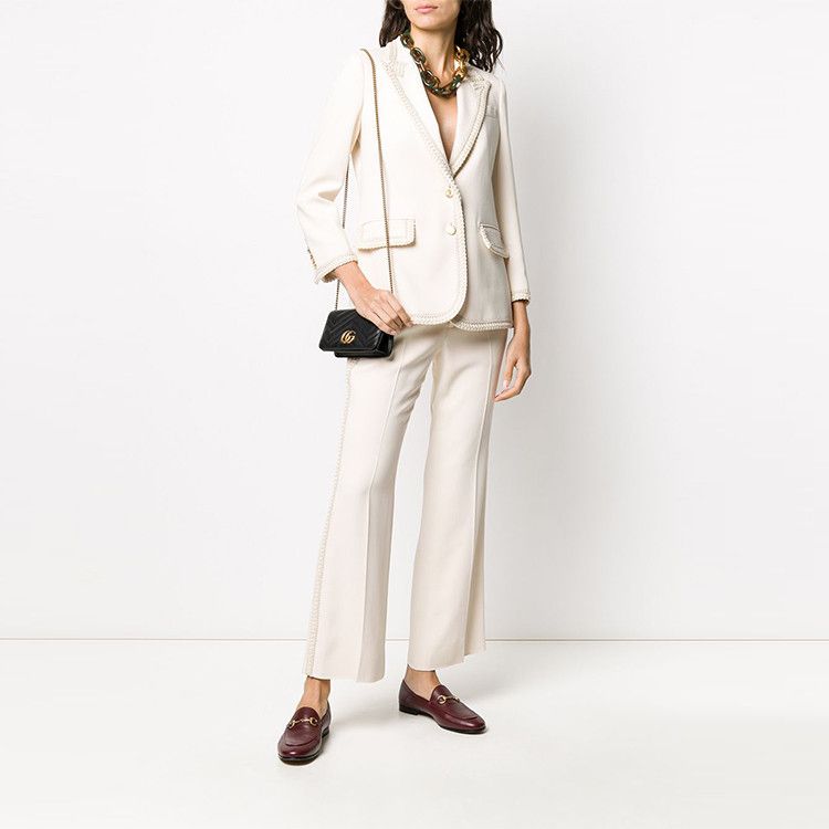 Gucci Gucci Braided Trim Blazer Size 36 Size XS / US 0-2 / IT 36-38 - 8 Thumbnail