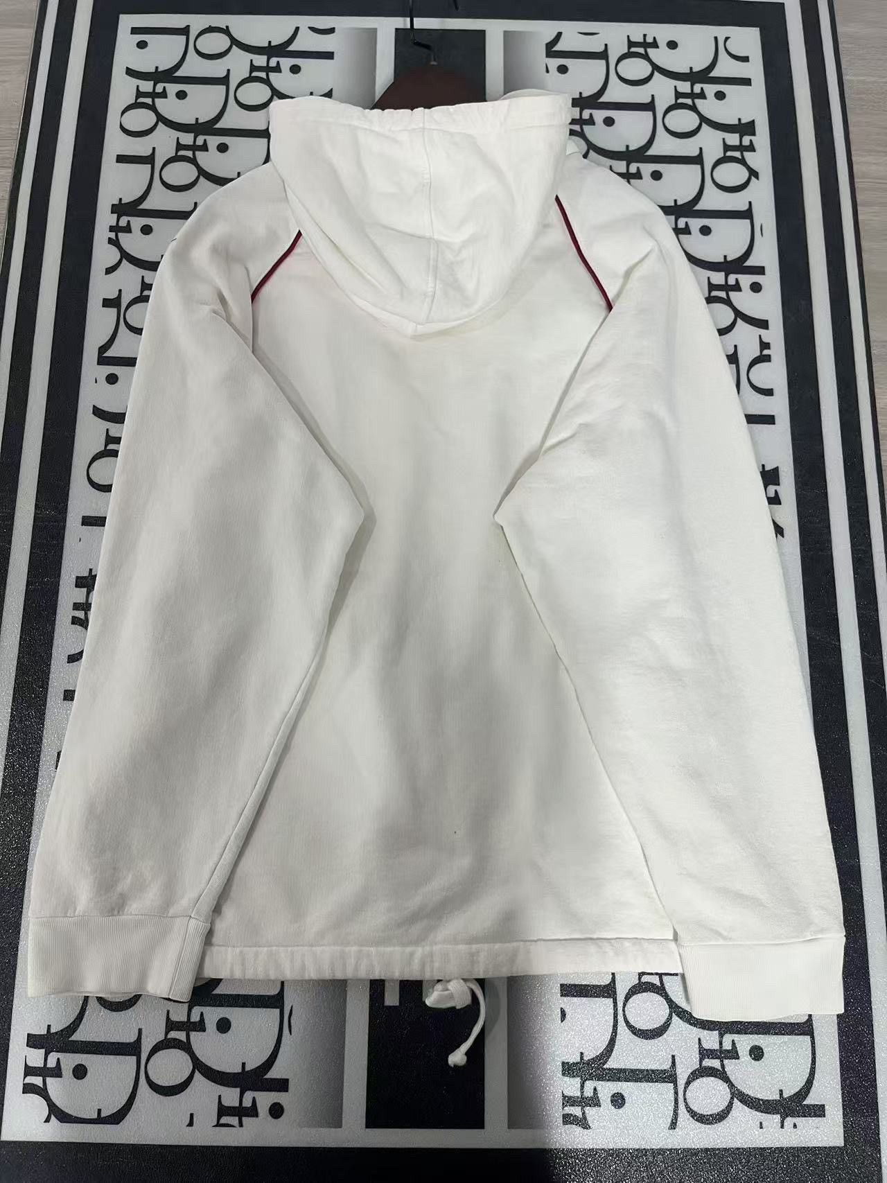Gucci Gucci Web Stripe Half-Zip Hoodie Size XL Size US XL / EU 56 / 4 - 2 Thumbnail