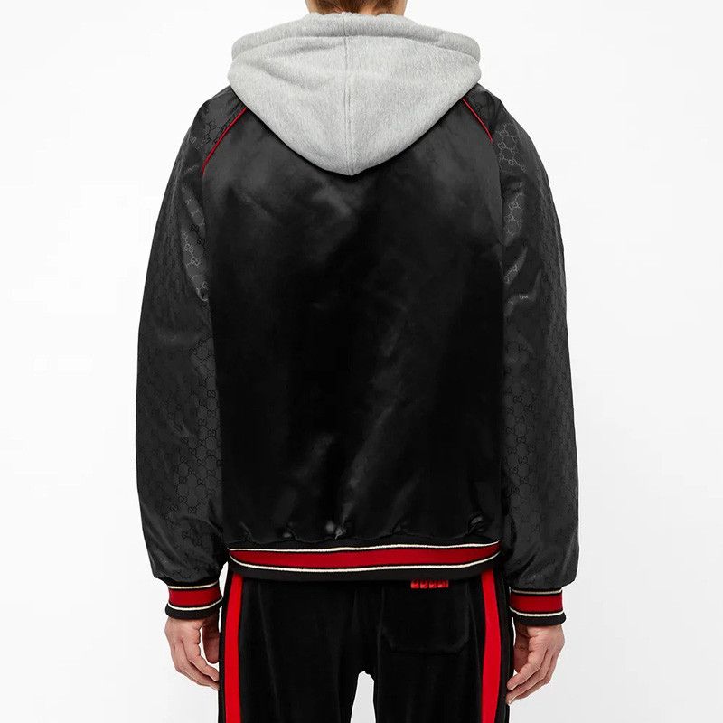 Gucci Gucci GG Lyre Patch Hooded Bomber Size 46 Size US S / EU 44-46 / 1 - 13 Thumbnail