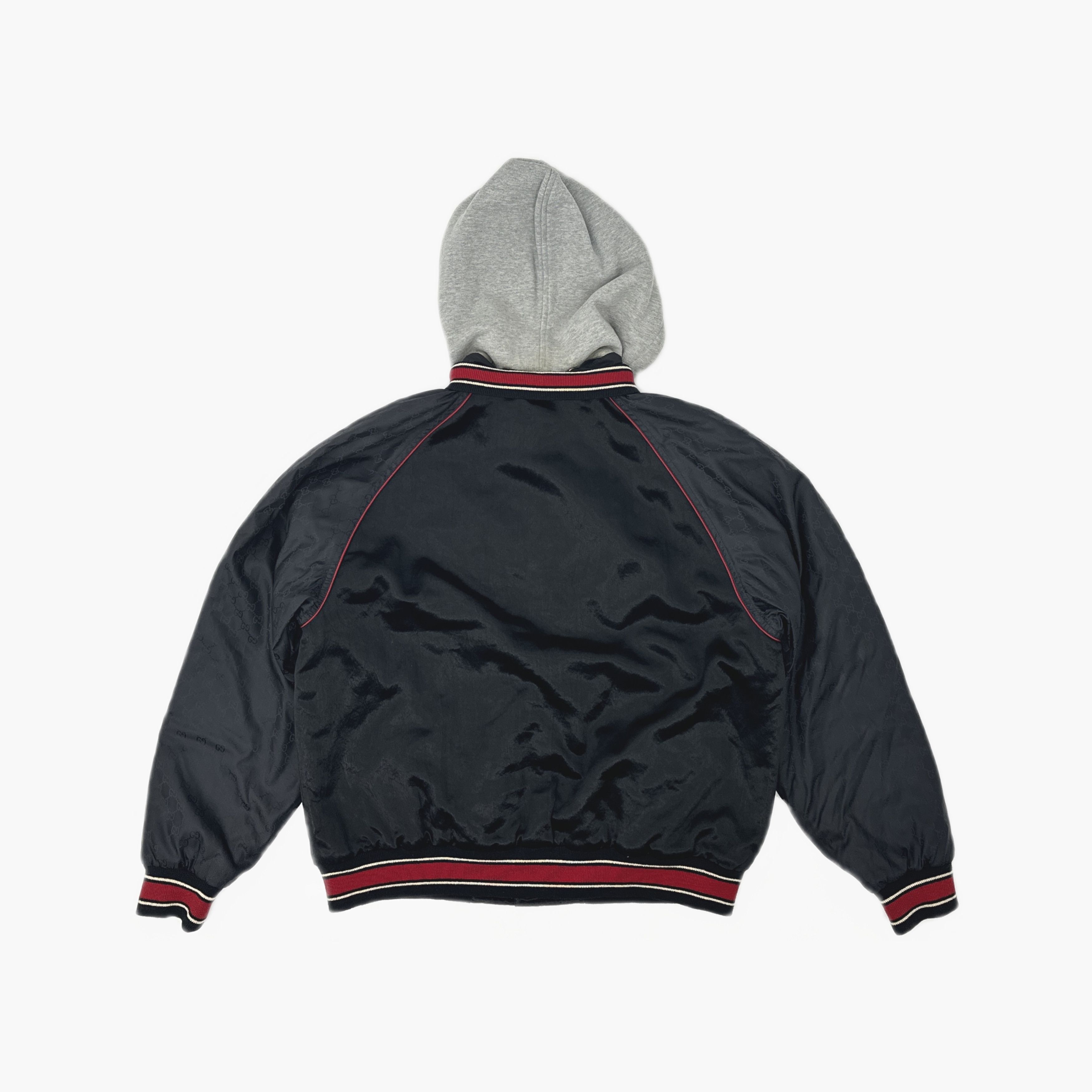 Gucci Gucci GG Lyre Patch Hooded Bomber Size 46 Size US S / EU 44-46 / 1 - 2 Thumbnail