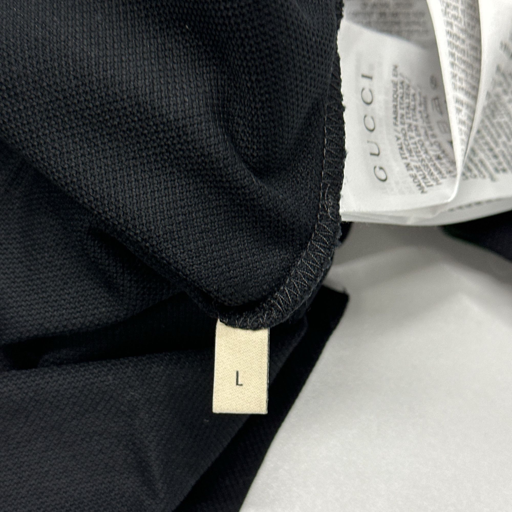 Gucci Gucci Web Trim Polo Shirt Size L Size US L / EU 52-54 / 3 - 4 Thumbnail