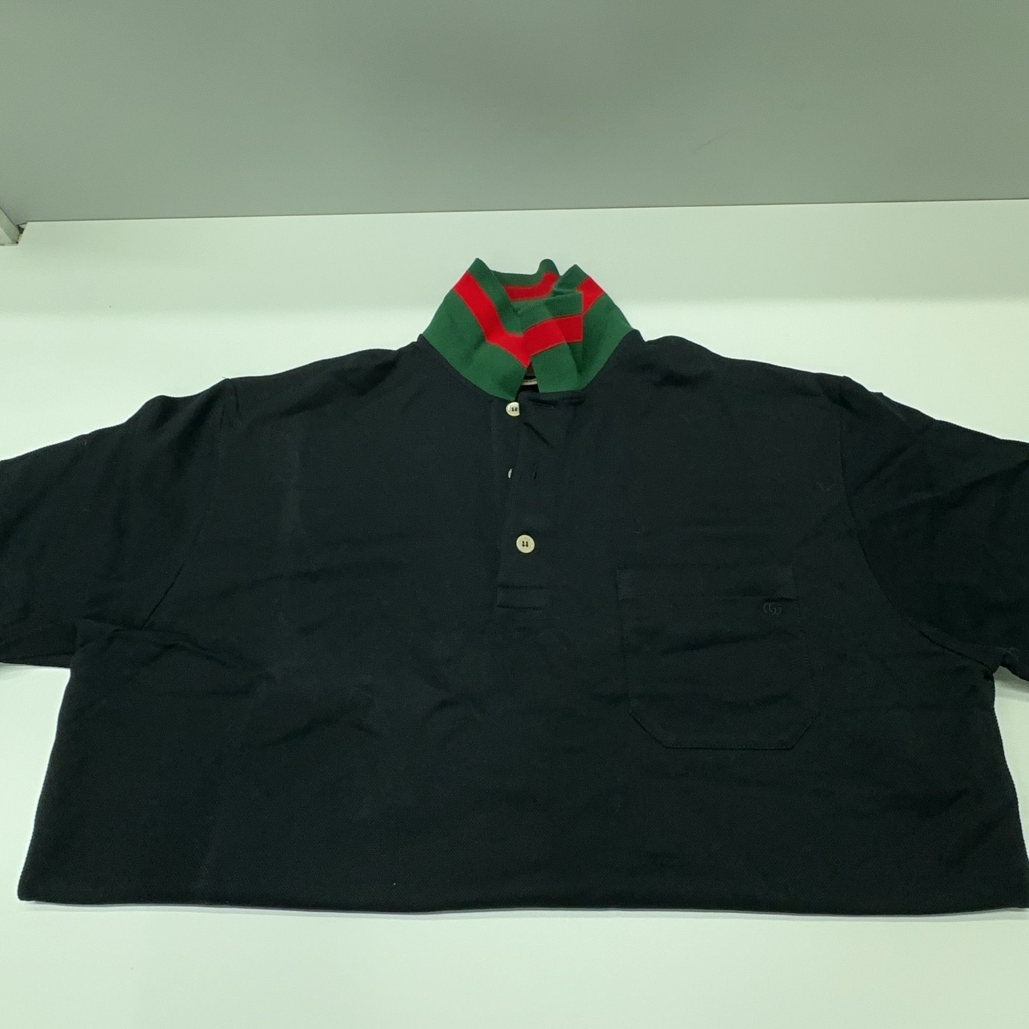 Gucci Gucci Web Trim Polo Shirt Size L Size US L / EU 52-54 / 3 - 7 Thumbnail