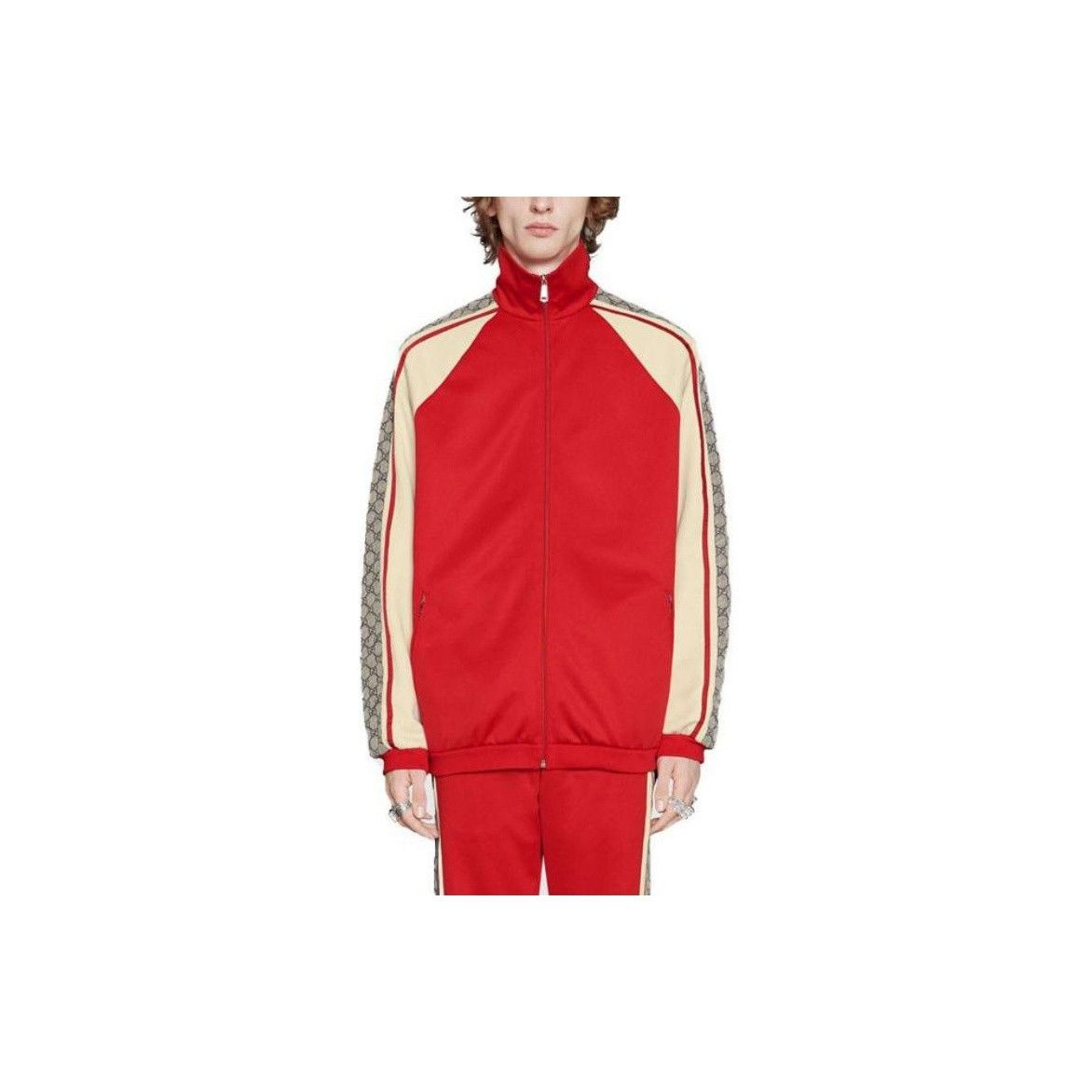 Gucci Gucci GG Logo Track Jacket Size L Size US L / EU 52-54 / 3 - 5 Thumbnail