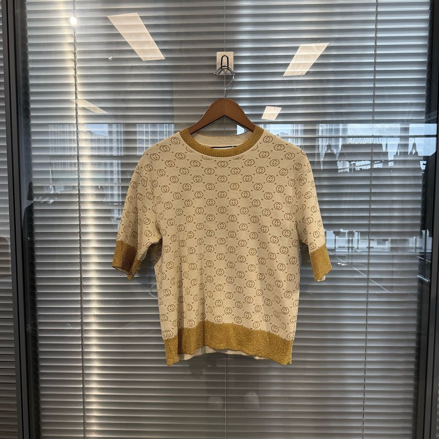 Gucci Gucci GG Jacquard Knit Sweater Size S Size S / US 4 / IT 40 - 6 Thumbnail