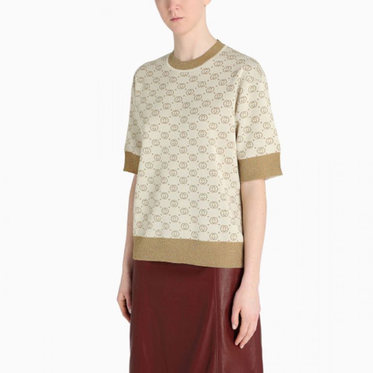 Gucci Gucci GG Jacquard Knit Sweater Size S Size S / US 4 / IT 40 - 9 Thumbnail
