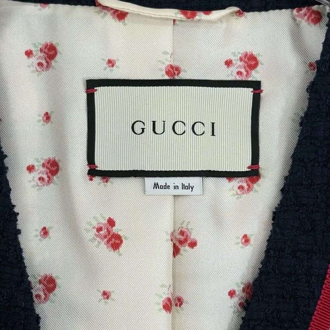 Gucci Gucci Tweed Patch Logo Jacket Size 38 Size XS / US 0-2 / IT 36-38 - 3 Thumbnail