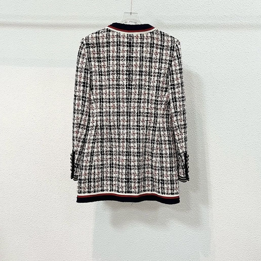 Gucci Gucci Tweed Patch Logo Jacket Size 38 Size XS / US 0-2 / IT 36-38 - 2 Thumbnail