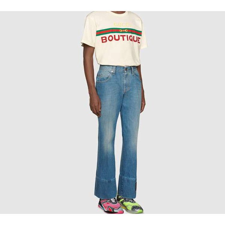 Gucci Gucci Boutique Horsebit Print T-Shirt Size M Size M / US 6-8 / IT 42-44 - 12 Thumbnail