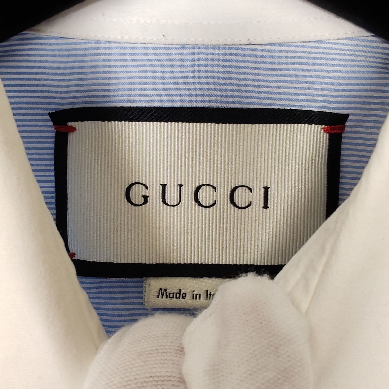Gucci Gucci Embroidered Floral Stripe Button Up Shirt Size M Size US S / EU 44-46 / 1 - 3 Thumbnail