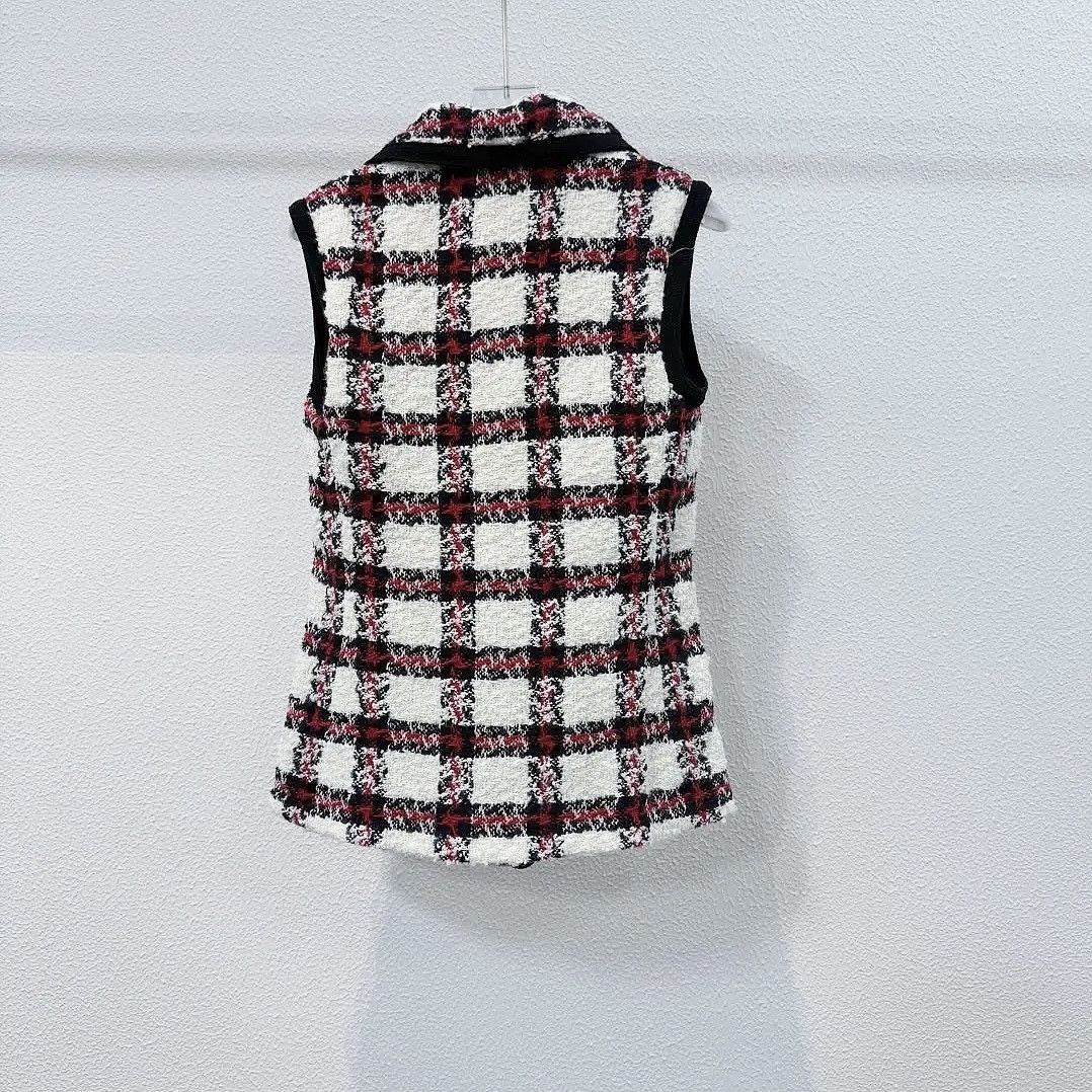 Gucci Gucci Plaid Tweed Vest Size 40 Size S / US 4 / IT 40 - 2 Thumbnail