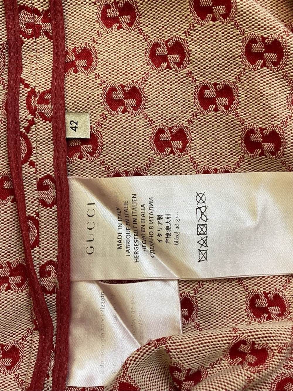 Gucci Gucci Monogram Mini Skirt Size 42 Size 28" / US 6 / IT 42 - 4 Thumbnail