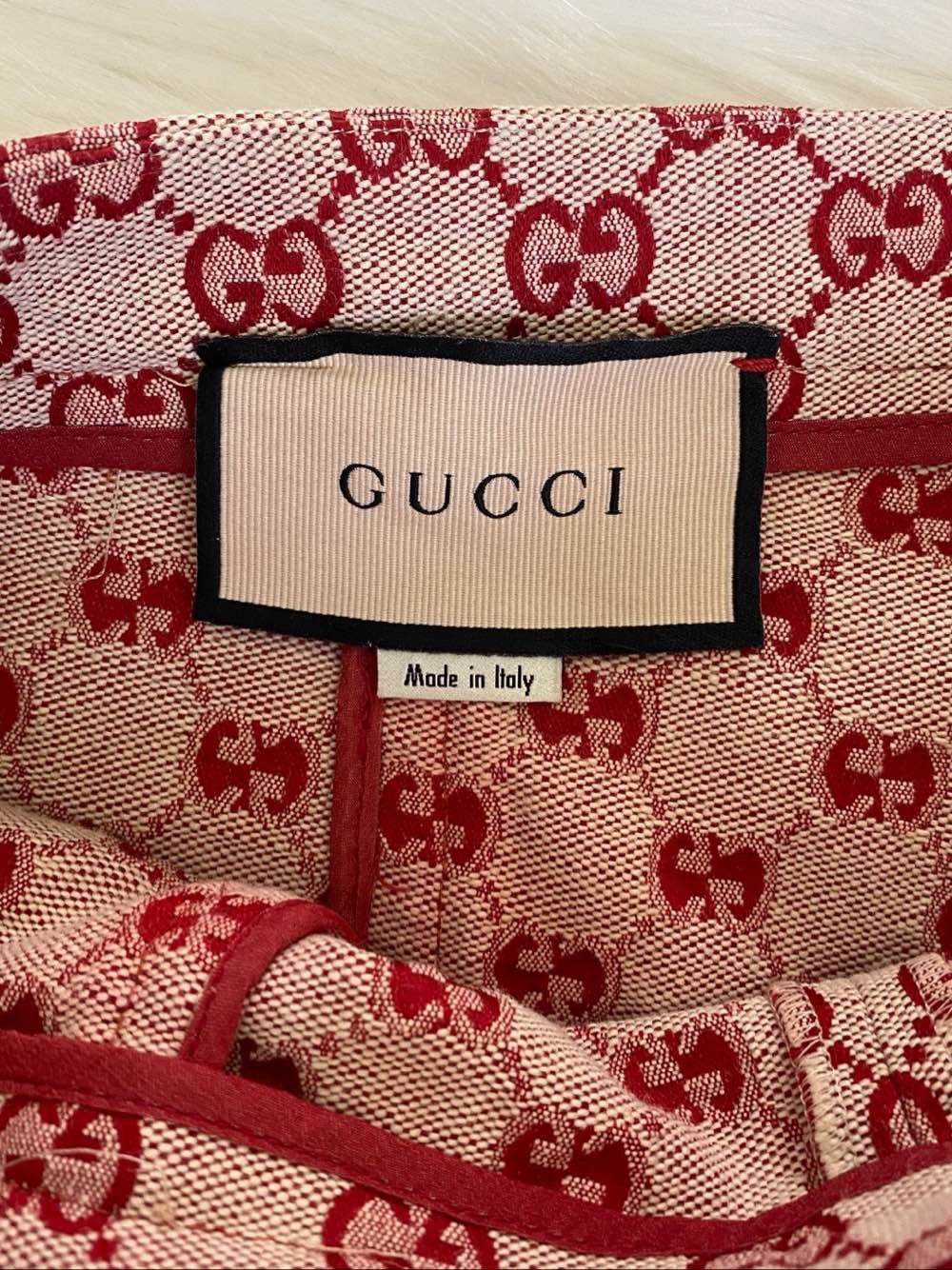 Gucci Gucci Monogram Mini Skirt Size 42 Size 28" / US 6 / IT 42 - 3 Thumbnail