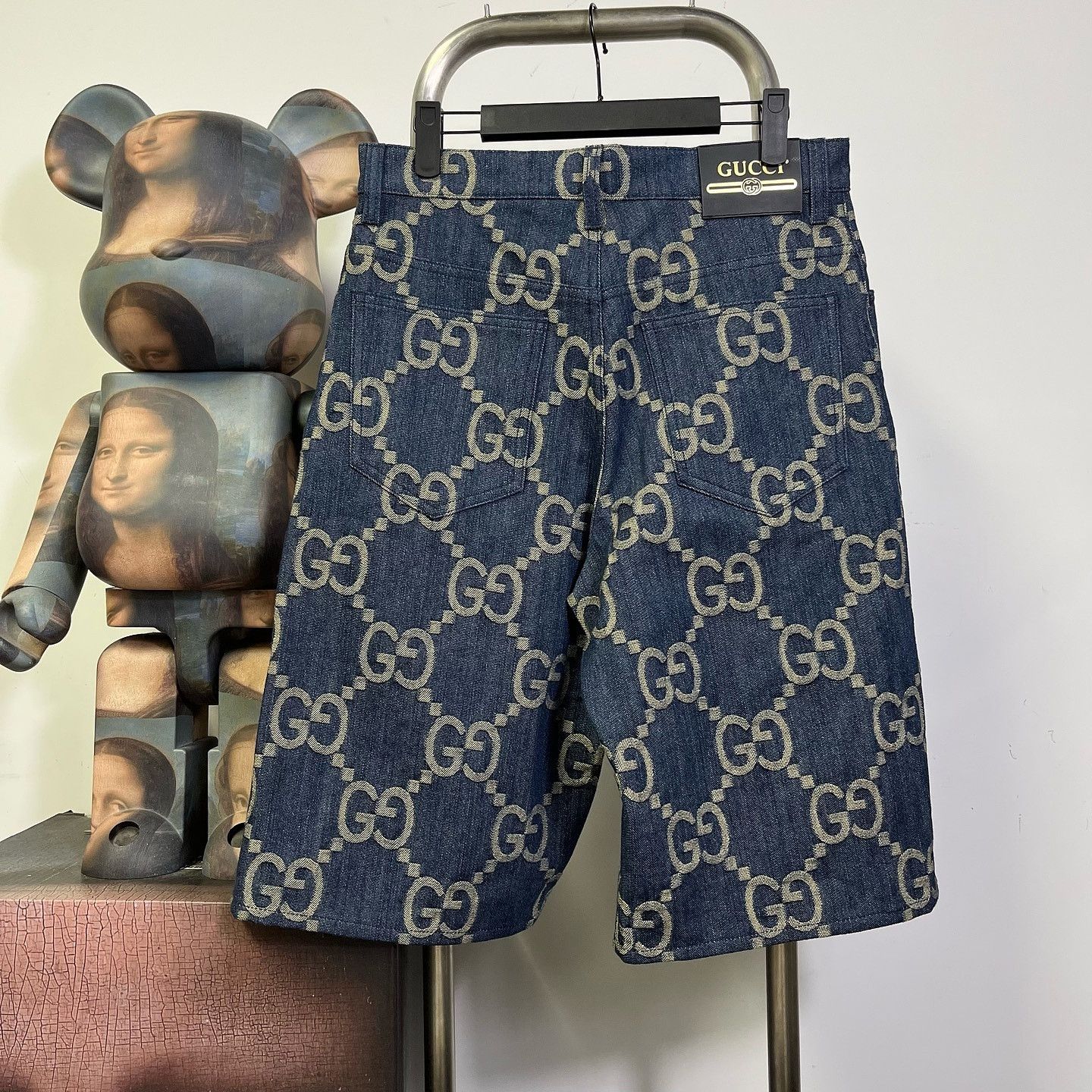 Gucci Gucci GG Monogram Denim Shorts Size 30 Size US 30 / EU 46 - 2 Thumbnail